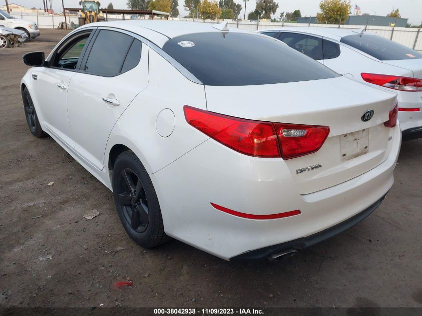 2015 Kia Optima Lx VIN: KNAGM4A76F5633925 Lot: 38042938