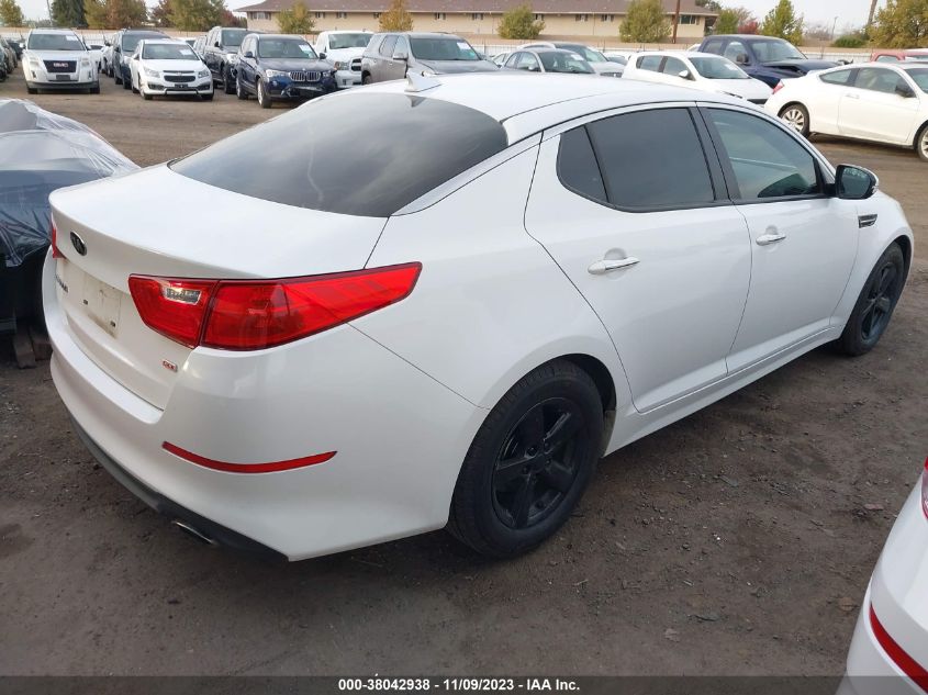 2015 Kia Optima Lx VIN: KNAGM4A76F5633925 Lot: 38042938