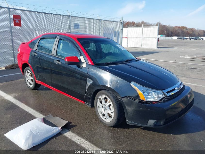 2008 Ford Focus Se/Ses VIN: 1FAHP35N58W251020 Lot: 38042981