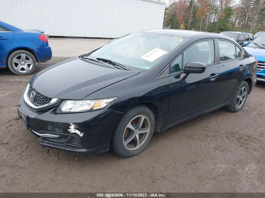 2015 Honda Civic Se VIN: 19XFB2F76FE049983 Lot: 38043606