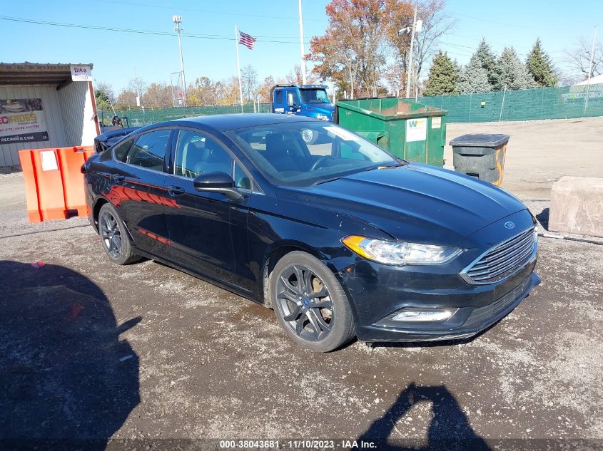 2018 Ford Fusion Se VIN: 3FA6P0HD1JR185177 Lot: 38043681