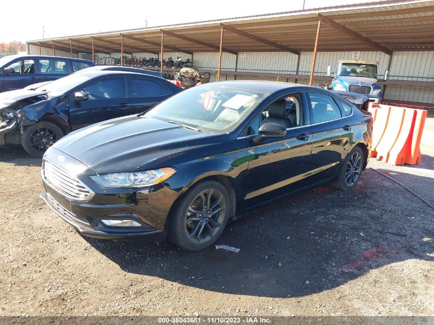 2018 Ford Fusion Se VIN: 3FA6P0HD1JR185177 Lot: 38043681