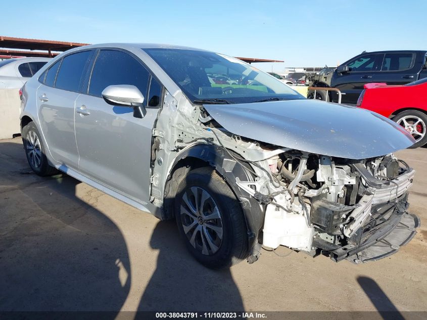 2021 Toyota Corolla Hybrid Le VIN: JTDEAMDE0MJ016991 Lot: 38043791