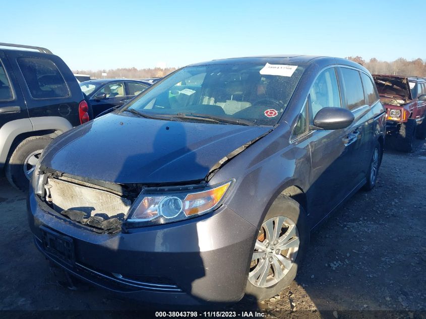 2014 Honda Odyssey Ex-L VIN: 5FNRL5H60EB033674 Lot: 38043798