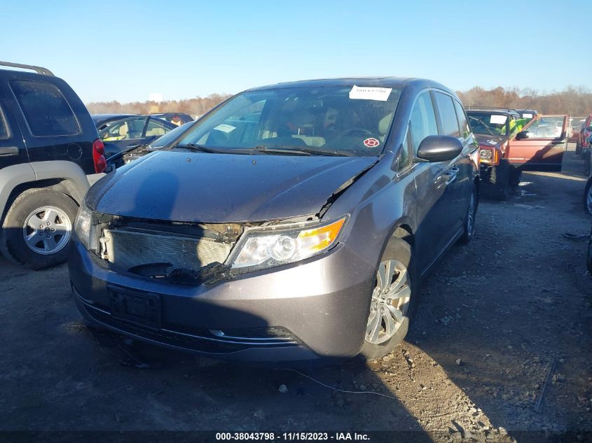 2014 Honda Odyssey Ex-L VIN: 5FNRL5H60EB033674 Lot: 38043798