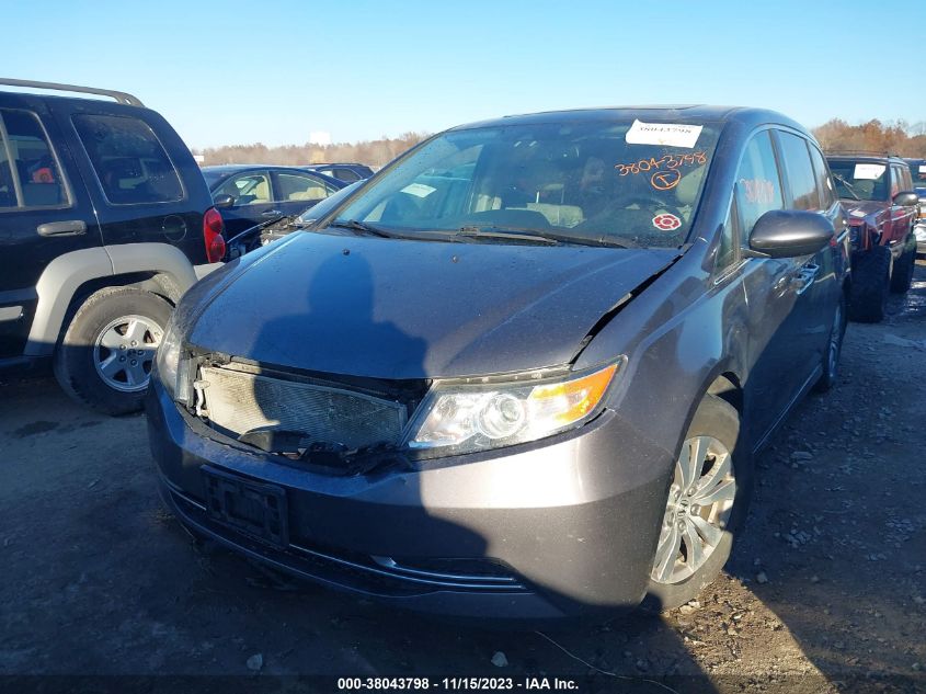 2014 Honda Odyssey Ex-L VIN: 5FNRL5H60EB033674 Lot: 38043798