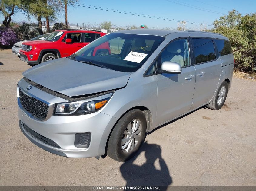 2016 Kia Sedona Lx VIN: KNDMB5C13G6162726 Lot: 38044369