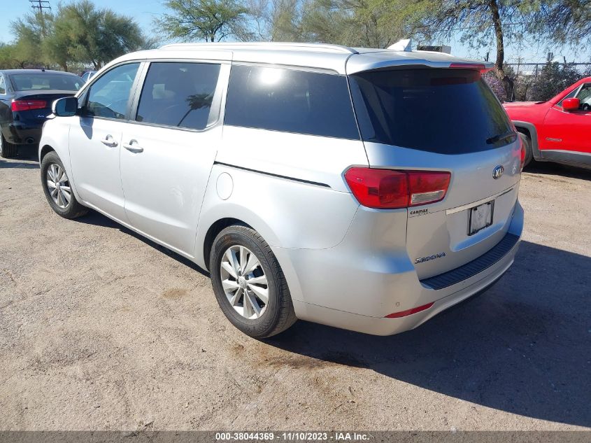 2016 Kia Sedona Lx VIN: KNDMB5C13G6162726 Lot: 38044369