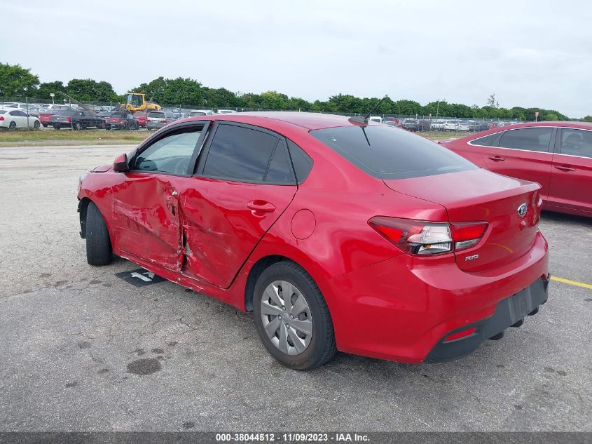 2020 Kia Rio S VIN: 3KPA24AD3LE295825 Lot: 38044512