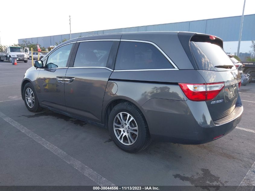 2012 Honda Odyssey Ex-L VIN: 5FNRL5H6XCB141040 Lot: 38044556