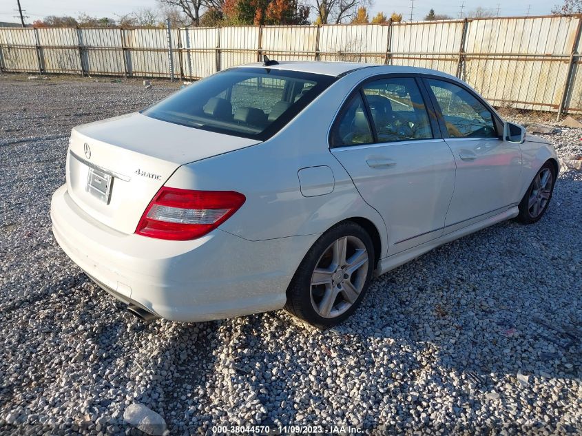 2010 Mercedes-Benz C 300 Luxury 4Matic VIN: WDDGF8BB1AF422194 Lot: 38044570