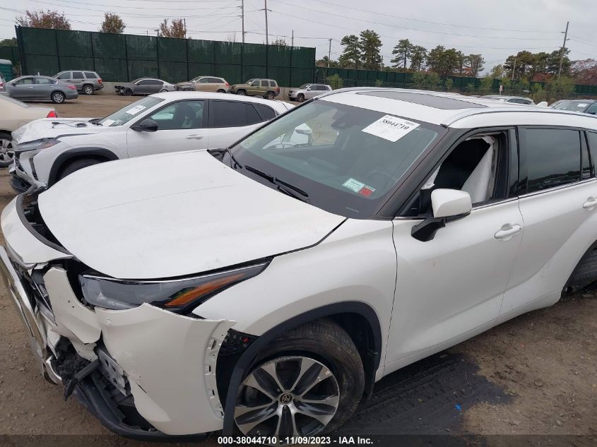 2021 Toyota Highlander Xle VIN: 5TDGZRBH3MS544166 Lot: 38044710