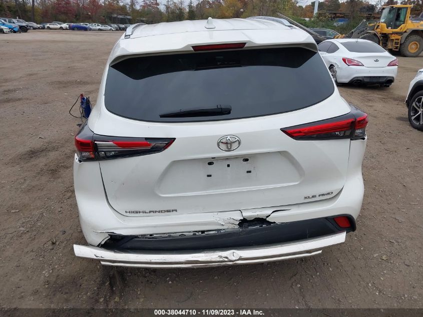 2021 Toyota Highlander Xle VIN: 5TDGZRBH3MS544166 Lot: 38044710