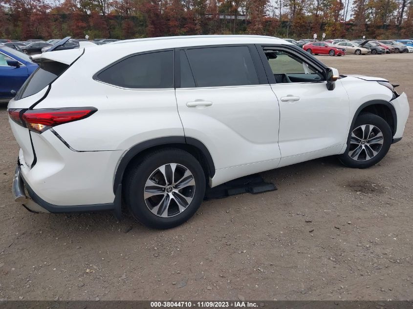 2021 Toyota Highlander Xle VIN: 5TDGZRBH3MS544166 Lot: 38044710