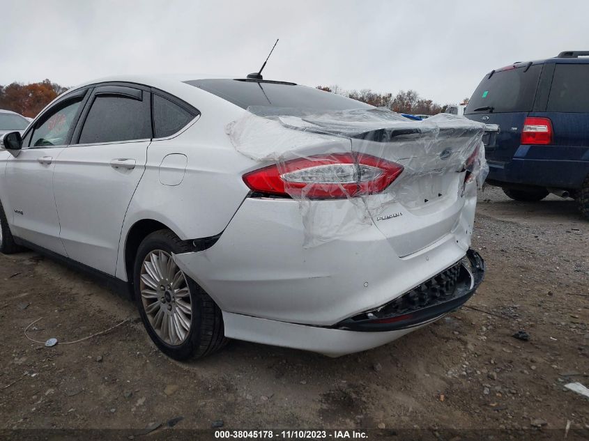 2016 Ford Fusion Se Hybrid VIN: 3FA6P0LU6GR349006 Lot: 38045178