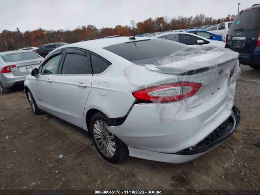 2016 Ford Fusion Se Hybrid VIN: 3FA6P0LU6GR349006 Lot: 38045178