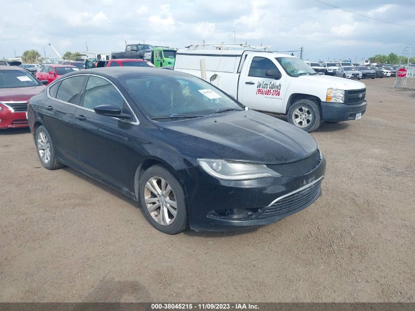 2015 Chrysler 200 Limited VIN: 1C3CCCAB4FN684556 Lot: 38045215