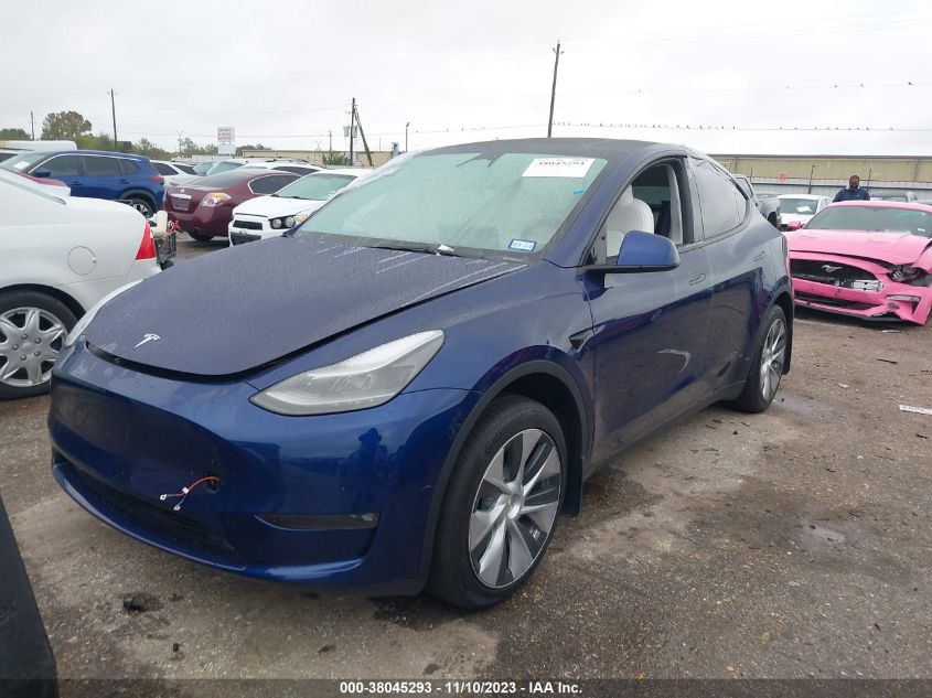 2023 Tesla Model Y VIN: 7SAYGAEE3PF766537 Lot: 38045293