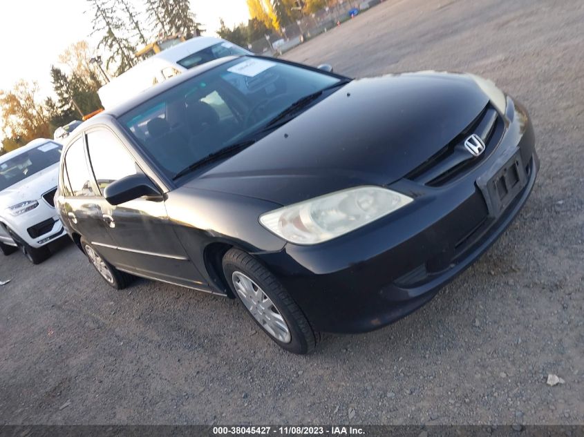 1HGES165X4L001672 2004 Honda Civic Lx