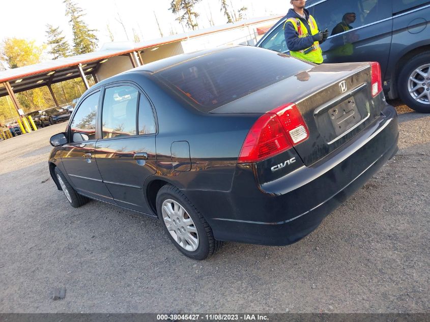 1HGES165X4L001672 2004 Honda Civic Lx