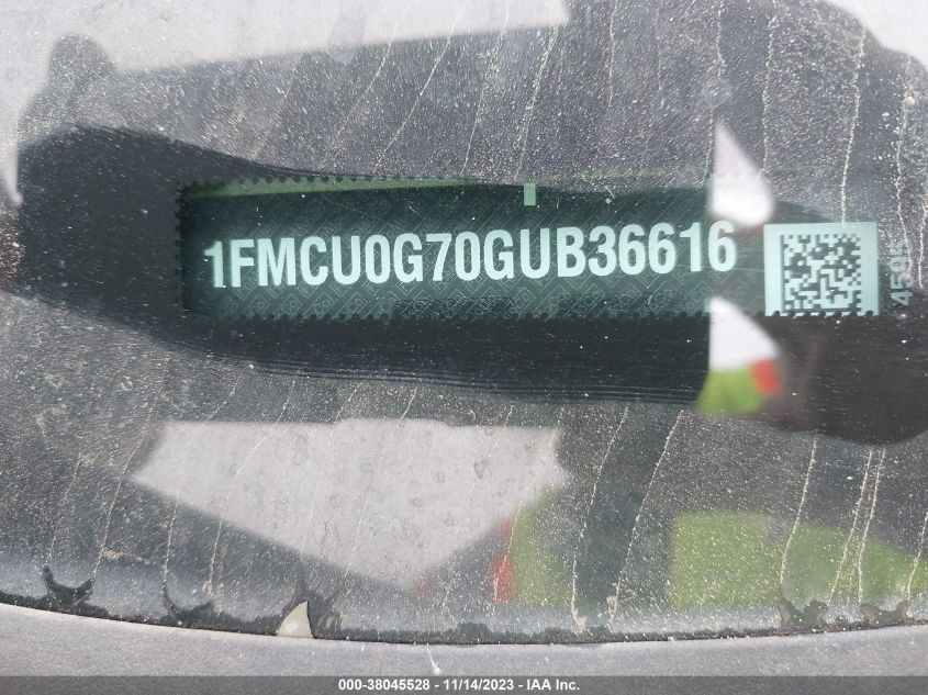 1FMCU0G70GUB36616 2016 Ford Escape Se