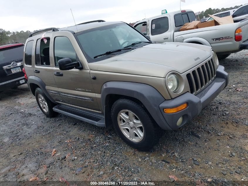 1J4GL48K43W572512 2003 Jeep Liberty Sport