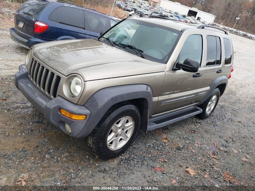 1J4GL48K43W572512 2003 Jeep Liberty Sport