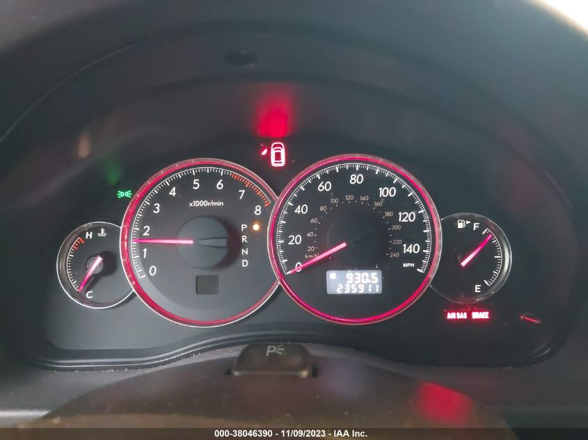 2008 Subaru Legacy 2.5I Limited VIN: 4S3BL626587202016 Lot: 38046390