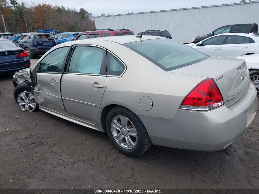 2012 Chevrolet Impala Ls VIN: 2G1WA5E30C1167855 Lot: 38046478