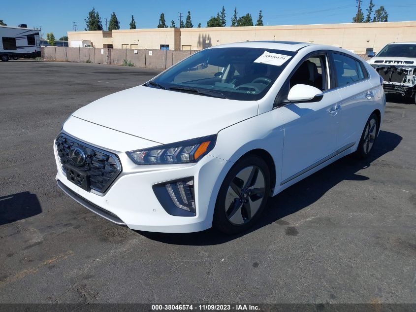 2022 Hyundai Ioniq Hybrid Limited VIN: KMHC05LC4NU277553 Lot: 38046574