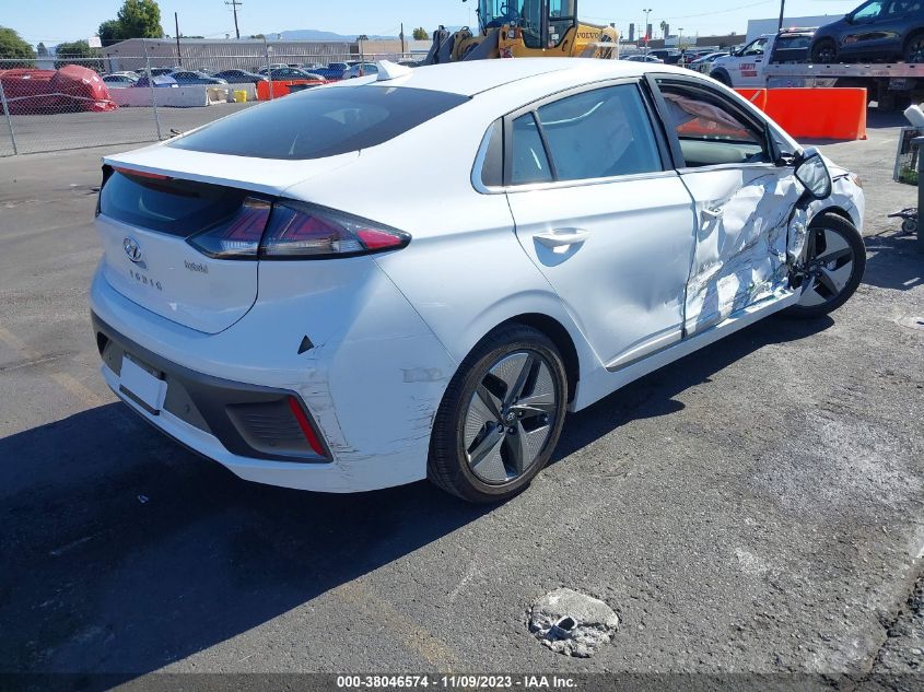 2022 Hyundai Ioniq Hybrid Limited VIN: KMHC05LC4NU277553 Lot: 38046574