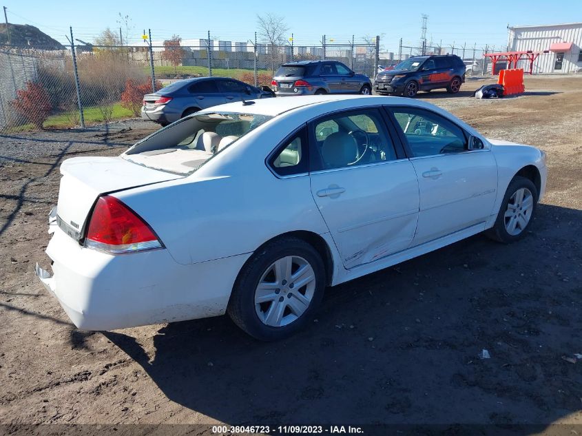 2011 Chevrolet Impala Ls VIN: 2G1WA5EK4B1100603 Lot: 38046723