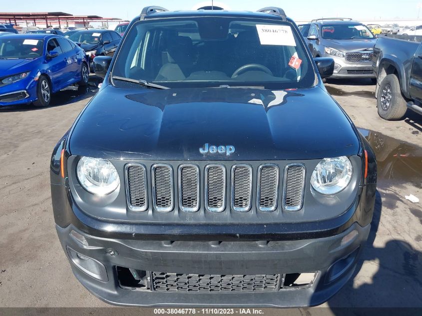 2018 Jeep Renegade Latitude Fwd VIN: ZACCJABB9JPJ57873 Lot: 38046778