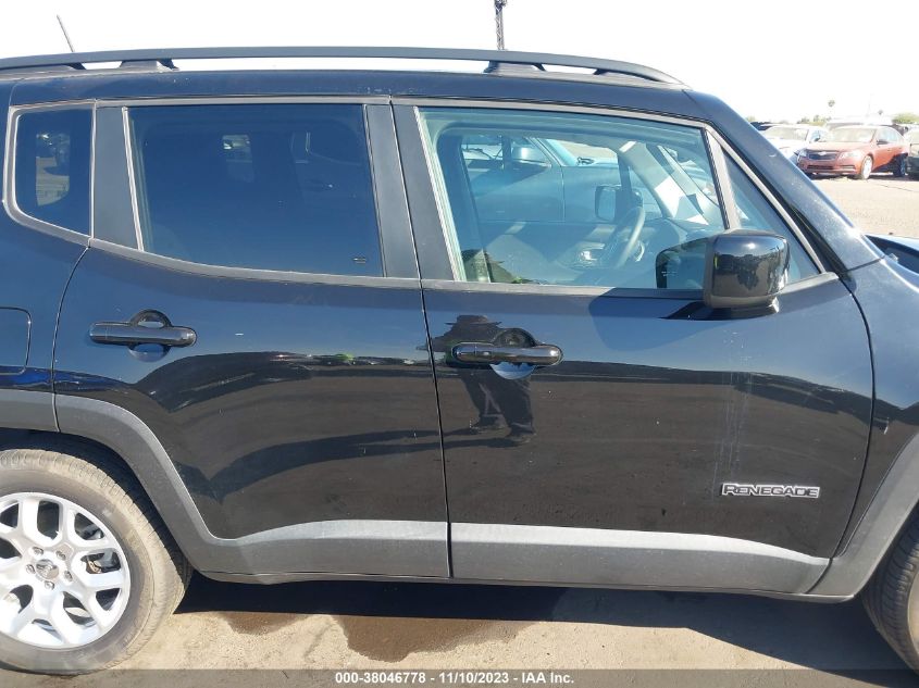 2018 Jeep Renegade Latitude Fwd VIN: ZACCJABB9JPJ57873 Lot: 38046778