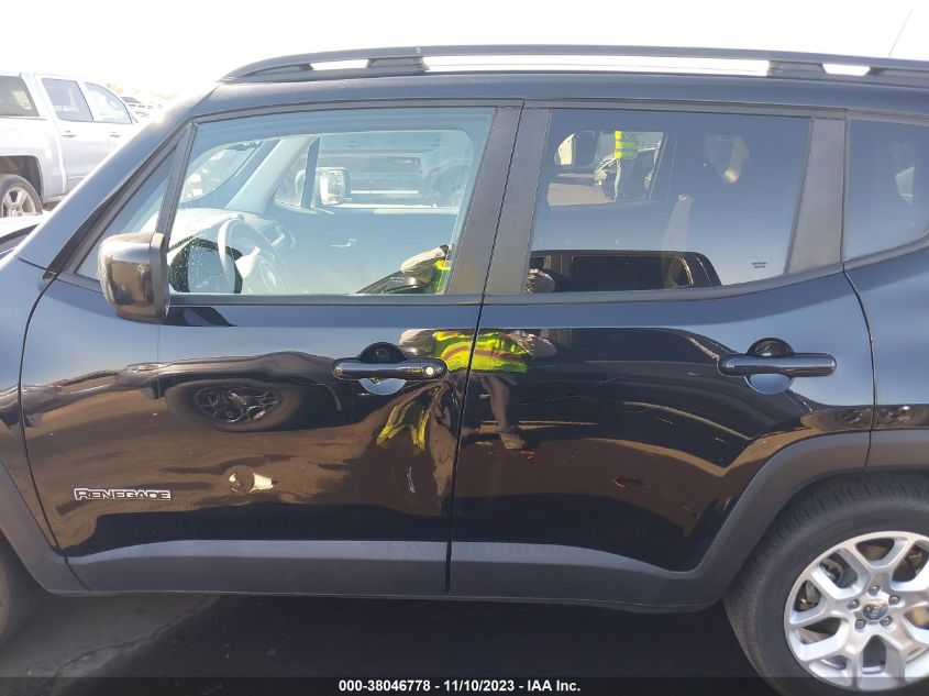2018 Jeep Renegade Latitude Fwd VIN: ZACCJABB9JPJ57873 Lot: 38046778