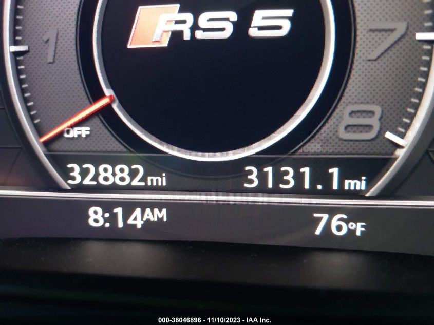 2019 Audi Rs 5 2.9T VIN: WUAPWAF52KA902669 Lot: 38046896