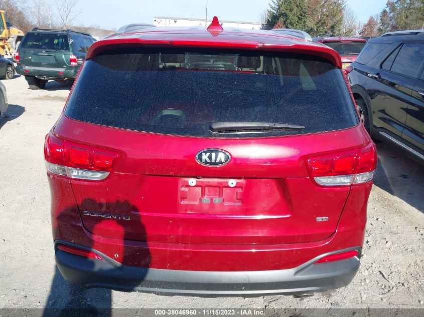 2018 Kia Sorento Lx VIN: 5XYPGDA33JG416615 Lot: 38046960