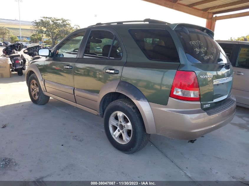 KNDJD733X45199770 2004 Kia Sorento Ex/Lx