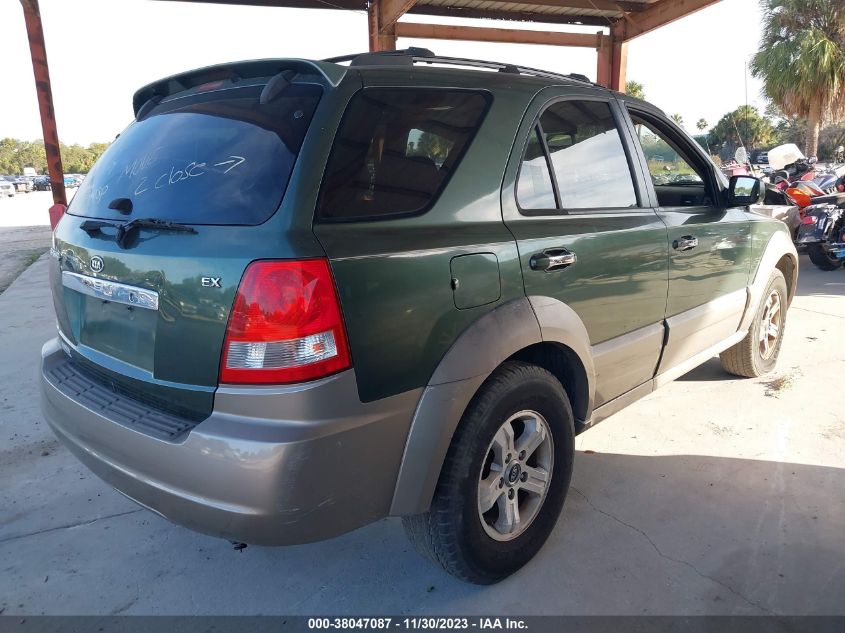 KNDJD733X45199770 2004 Kia Sorento Ex/Lx
