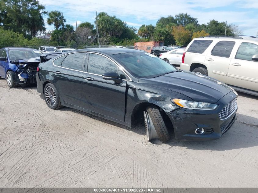 2014 Ford Fusion Titanium VIN: 3FA6P0K98ER208822 Lot: 38047461