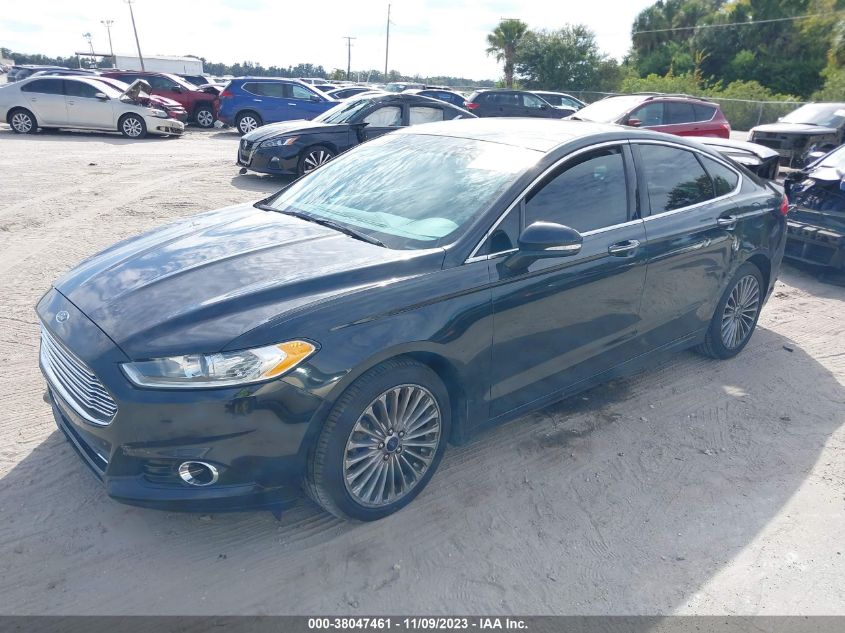 2014 Ford Fusion Titanium VIN: 3FA6P0K98ER208822 Lot: 38047461