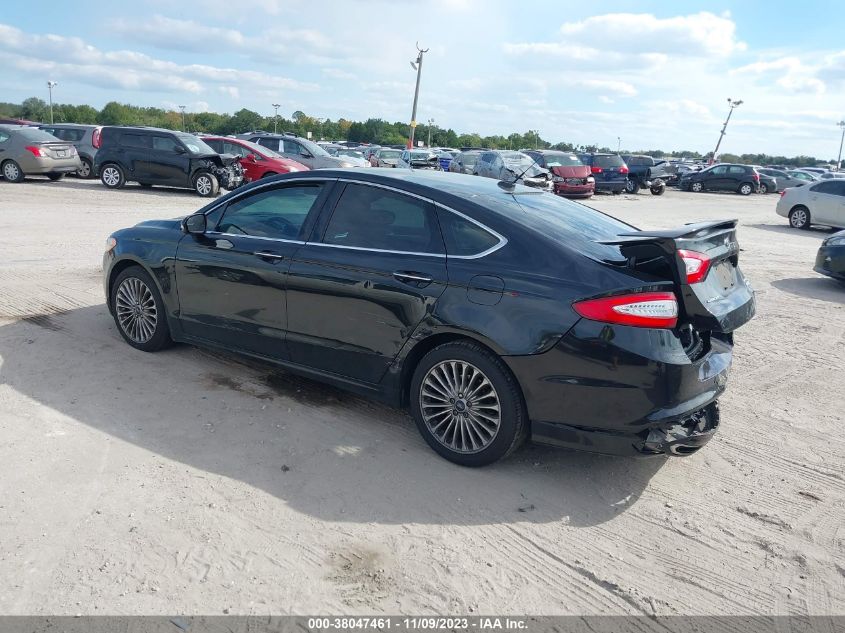 2014 Ford Fusion Titanium VIN: 3FA6P0K98ER208822 Lot: 38047461