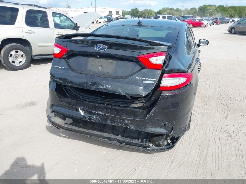 2014 Ford Fusion Titanium VIN: 3FA6P0K98ER208822 Lot: 38047461