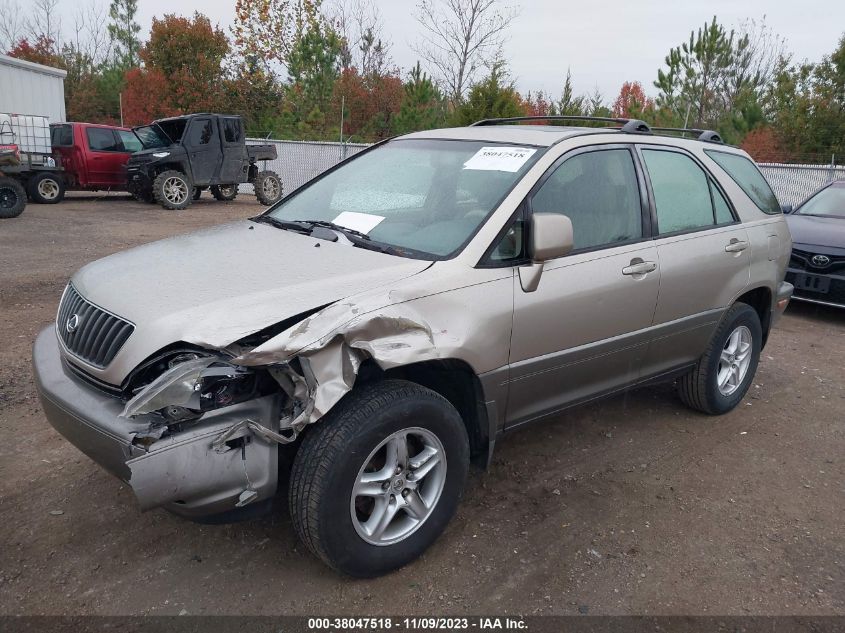 2000 Lexus Rx 300 VIN: JT6GF10U2Y0067580 Lot: 38047518