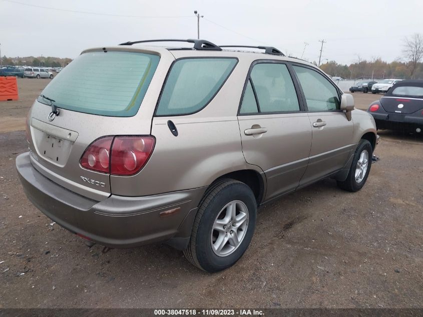 2000 Lexus Rx 300 VIN: JT6GF10U2Y0067580 Lot: 38047518