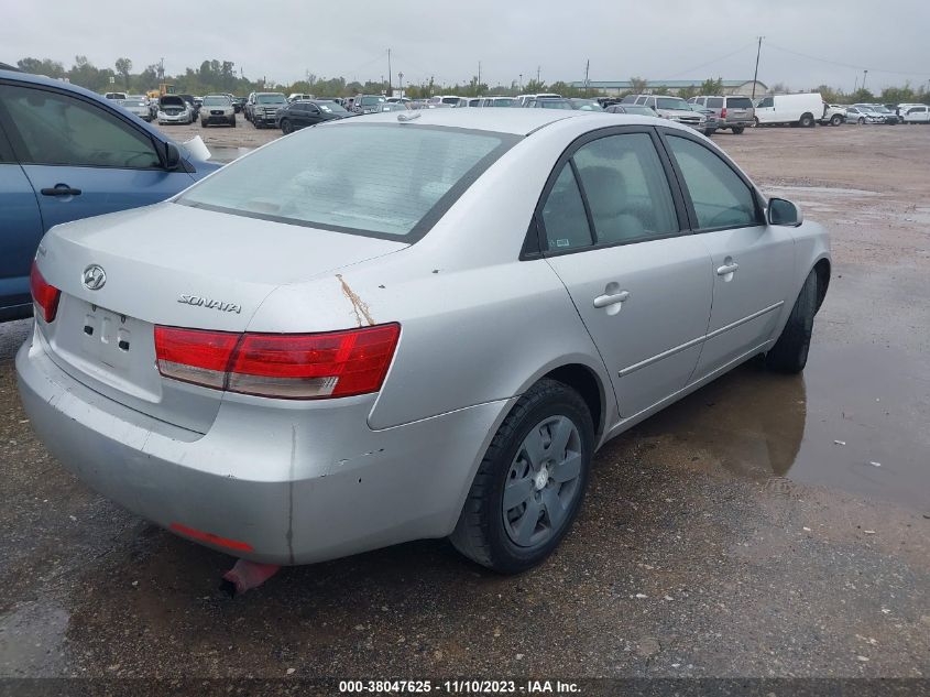 2008 Hyundai Sonata Gls VIN: 5NPET46C48H402091 Lot: 38047625