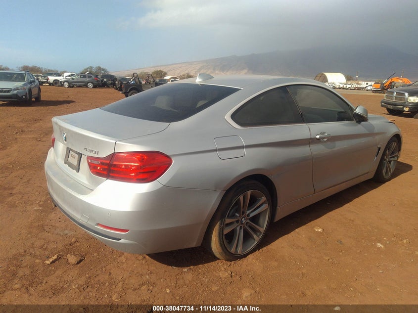 2017 BMW 430I VIN: WBA4R7C51HK895924 Lot: 38047734