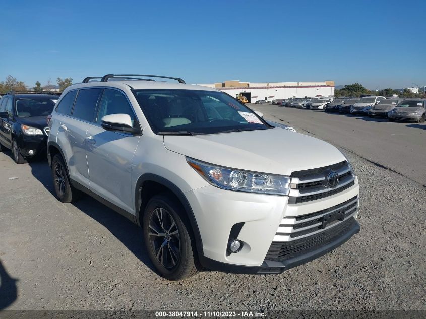 2019 Toyota Highlander Le VIN: 5TDZZRFH7KS323783 Lot: 38047914