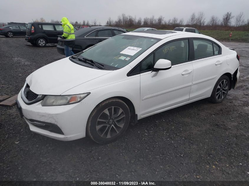 2013 Honda Civic Ex VIN: 19XFB2F86DE030565 Lot: 38048032