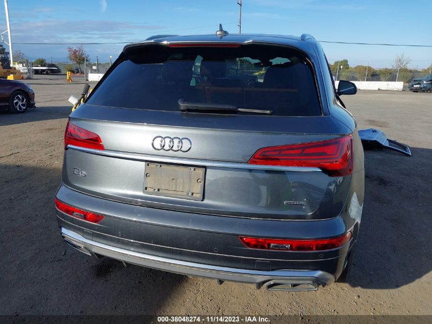 2022 Audi Q5 Premium 45 Tfsi S Line VIN: WA1GAAFY4N2100901 Lot: 38048274